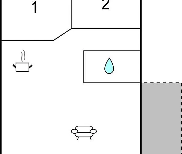 Сasa de vacaciones In With Kitchen